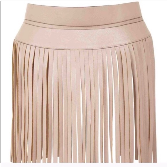 BCBGMAXAZRIA Nude Faux Leather Corset Belt Small - Picture 2 of 13